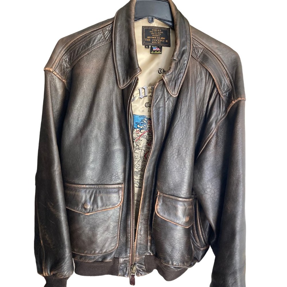 Cockpit A-2 100% Leather Jacket